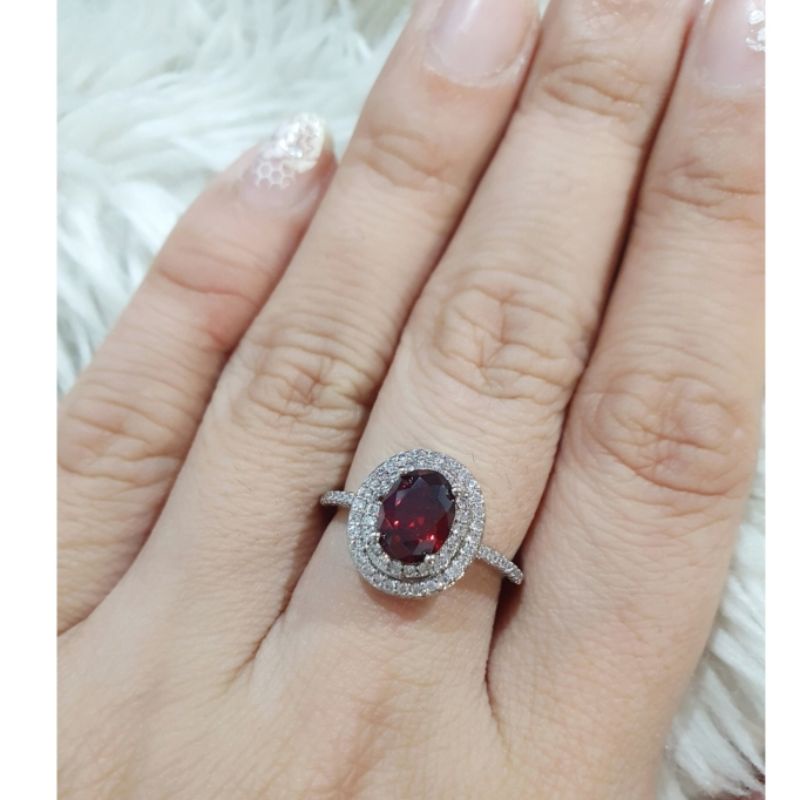 Cincin Zircon Premium Quality Lapis emas Anti Karat Anti Alergi 75386