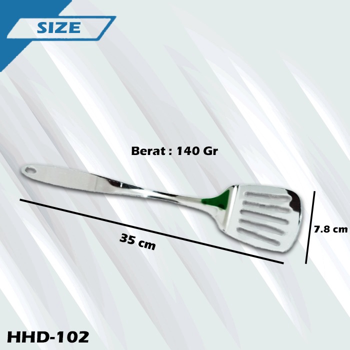 SPECIELL TURNER ALAT MASAK SPATULA SUDIP STAINLESS STEEL