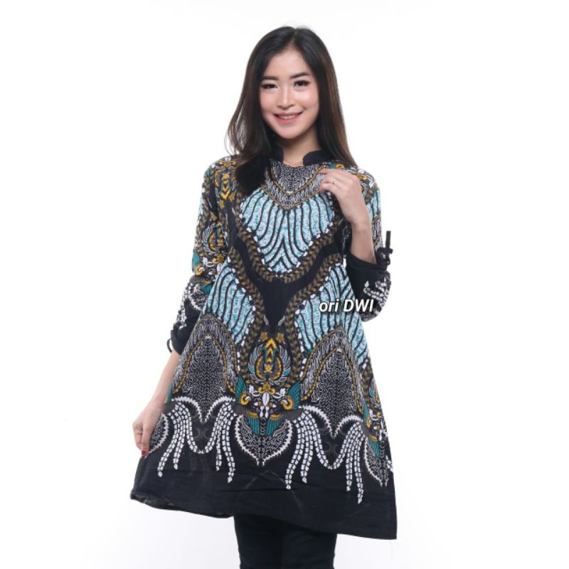 NEW DRESS BATIK WANITA MOTIF BATIK BFJ88Kdrt004