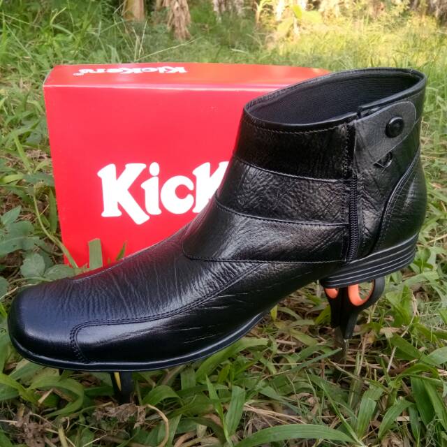 Sepatu pdh boots kulit asli nyaman dipakai