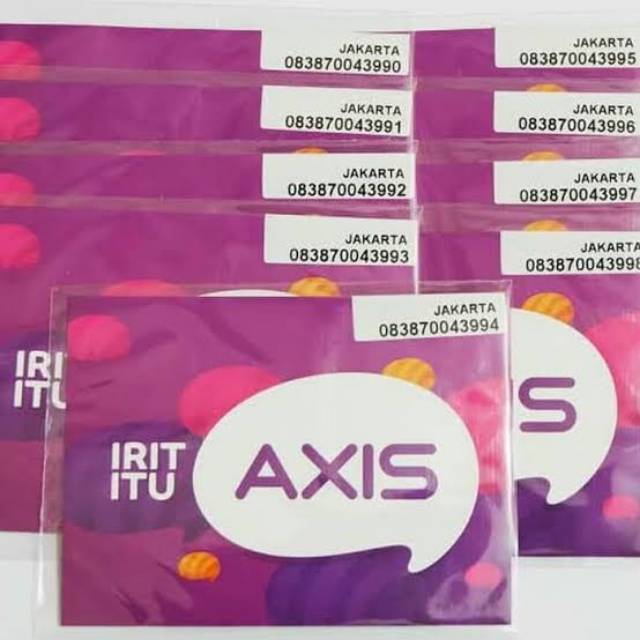 Perdana Kuota Axis 4GB (belum registrasi)