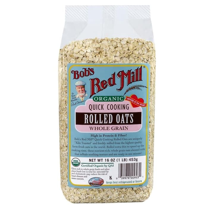 

BOBs RED MILL ORGANIC Quick Cooking Rolled Oats 32oz