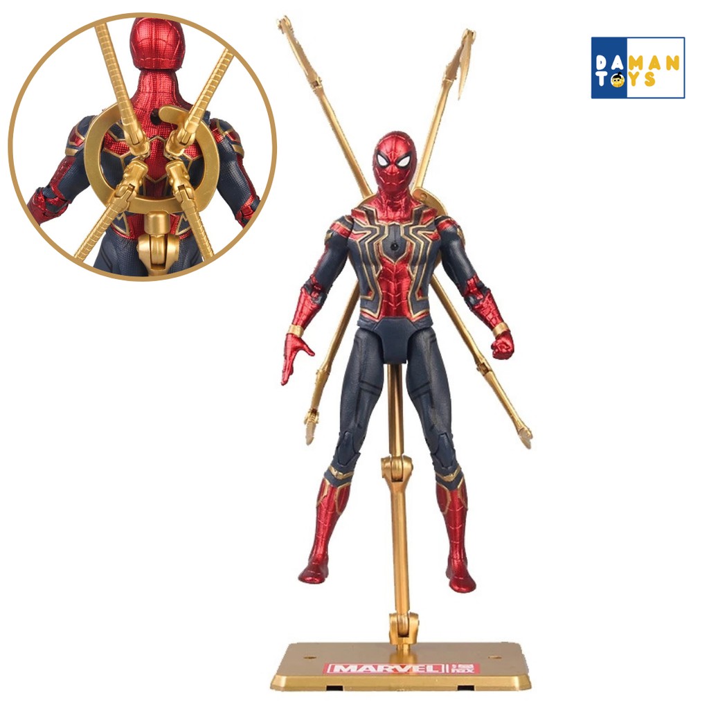 Action Figure Iron Spider Spiderman avengers Infinity War, Mainan Super Hero