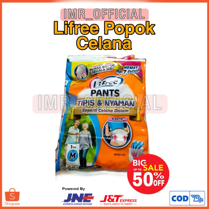 LIFREE PANTS POPOK CELANA DEWASA [Ready ALL SIZE]