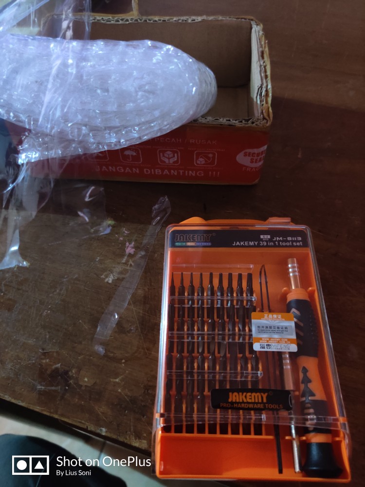 Obeng Set Jakemy 39 In 1 Mobile Phone Repair Tool Kit - Jm-8113