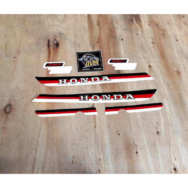 Striping honda c700 lis body honda super cup c700