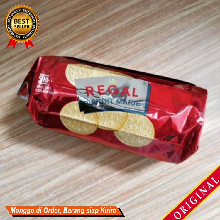 

Jajanan camilan Kue Biskuit Marie susu ~ REGAL Marie Biscuits 120gr