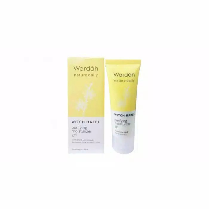 Wardah Nature Daily Witch Hazel Purifiying Moisturizer Gel 40ml (100% Original)