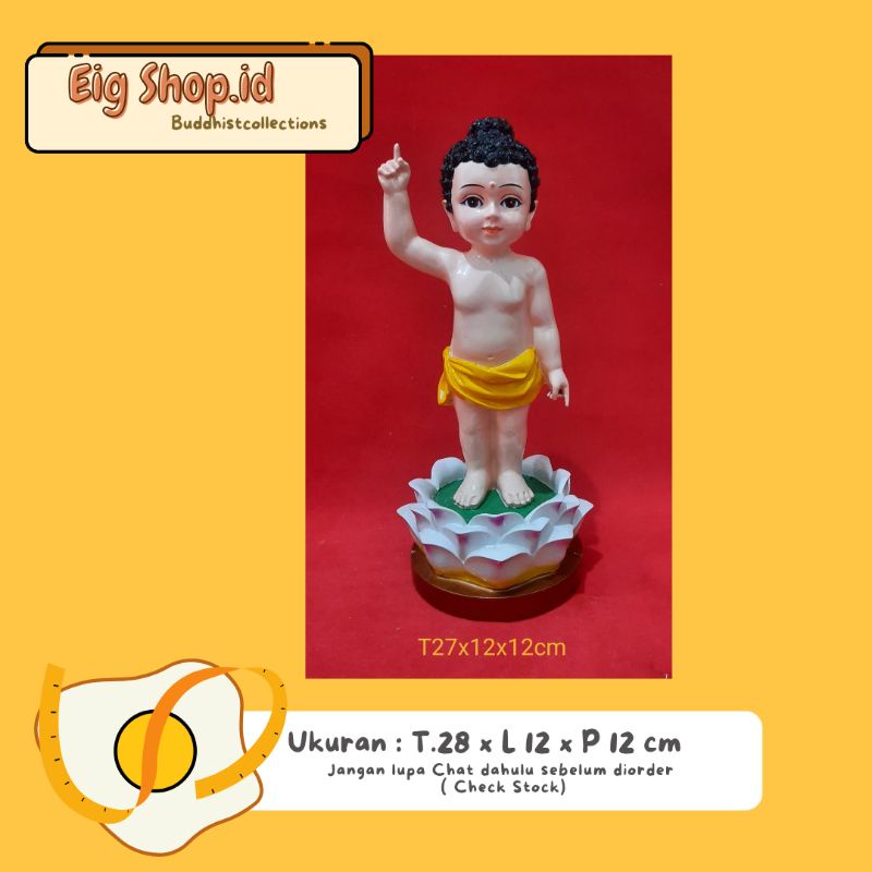 Patung baby buddha t28