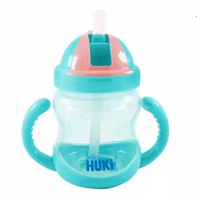 Baby HUKI Training Cup 240ml with silicone straw