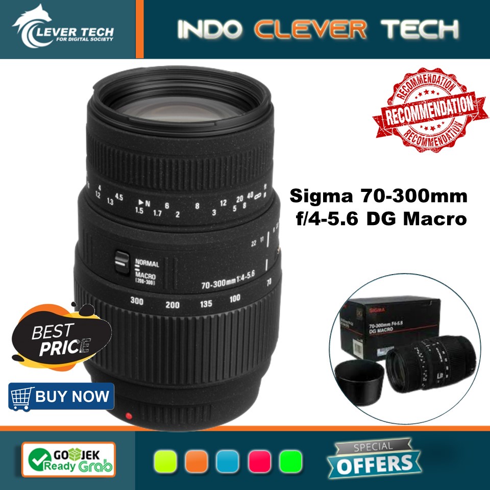 Sigma 70-300mm f/4-5.6 DG Macro Lens for Sony