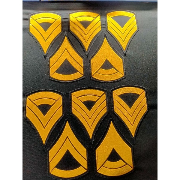 chevron bordir taruna perhubungan (DARAT, LAUT, UDARA) jahit PDL sepasang