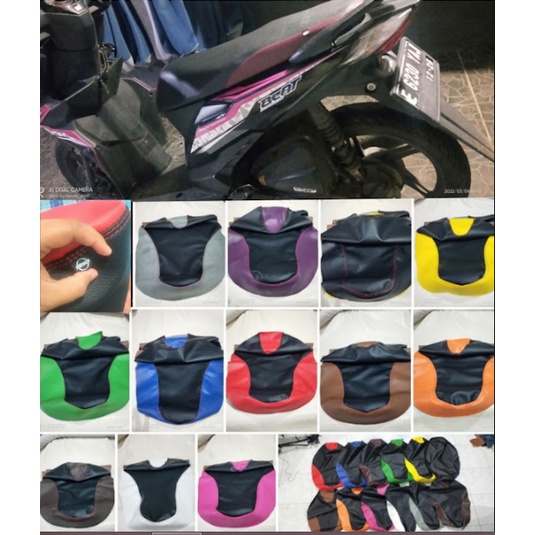 Kulit jok beat bahan mbtech/Sarung jok motor honda all BEAT MBtech original