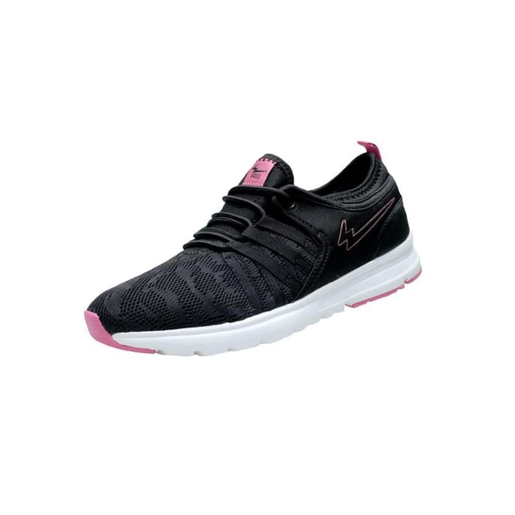 Flex12 Sepatu Eagle Tiffany – Sepatu Wanita - Black Fuchsia, 36 Berkualitas