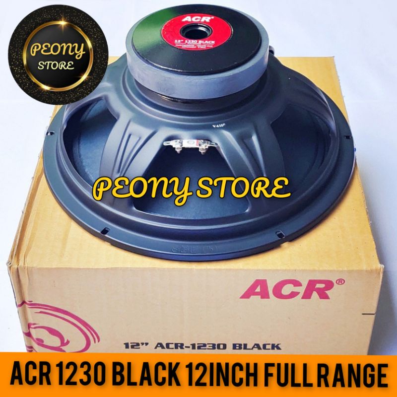 SPEAKER 12 INCH FULL RANGE ACR 1230 BLACK / SPEAKER ACR 1230 BLACK