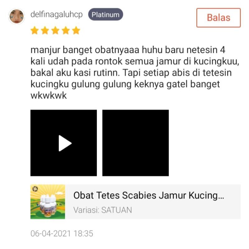 ANTISCAB - Obat Scabies Oles Kucing Kelinci Anjing Guinea pig Hair Loss Sugar Glider
