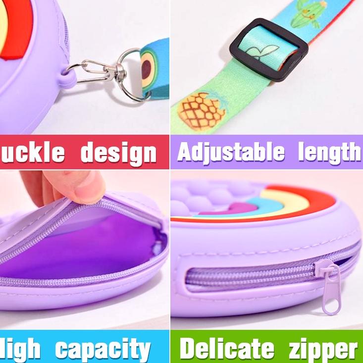 "GMK. 992066" TAS POP IT PELANGI / TAS POP IT ANAK MURAH / TAS POP IT ANAK PREMIUM