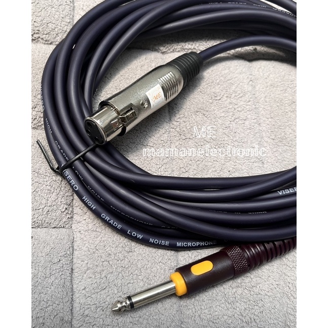 Kabel Microphone Kabel Mic Jack Audio XLR Female 5M VISERO