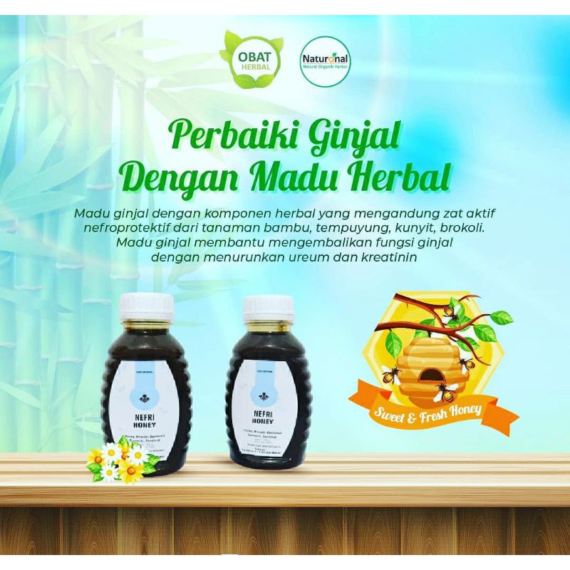 Nefri Honey/Madu Ginjal/Obat Herbal Ginjal
