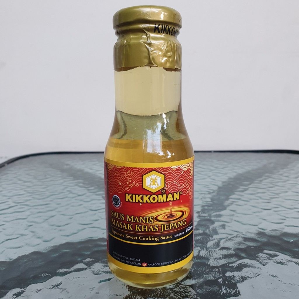 Kikkoman MIRIN HALAL / Sweet Seasoning Sauce / Saus Manis Masak Jepang Halal 250ml KC