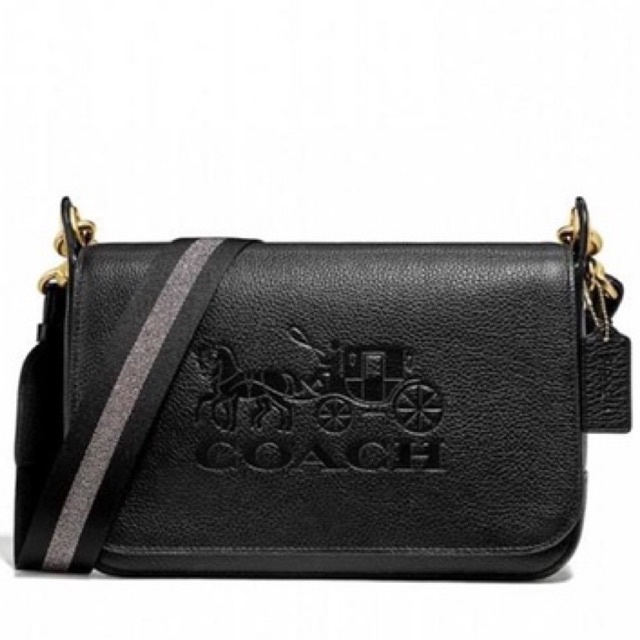 Coach Jes Messenger (72703) -Pebble Black