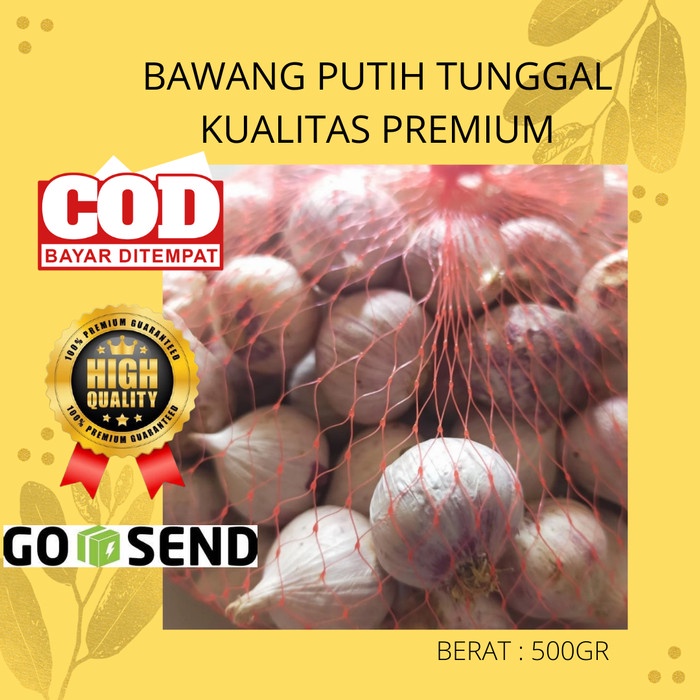 

Bawang Putih Tunggal - Lanang Kualitas Premium 500Gram Terlaris