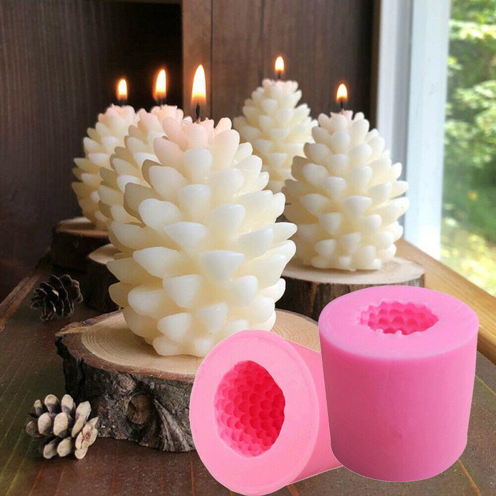 Cetakan Lilin Bentuk Buah Pinus Bahan Silikon