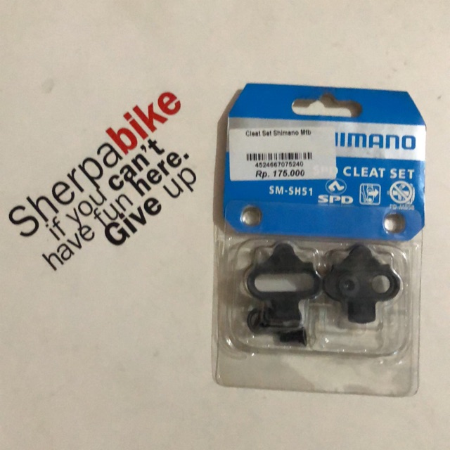 Cleat set shimano mtb