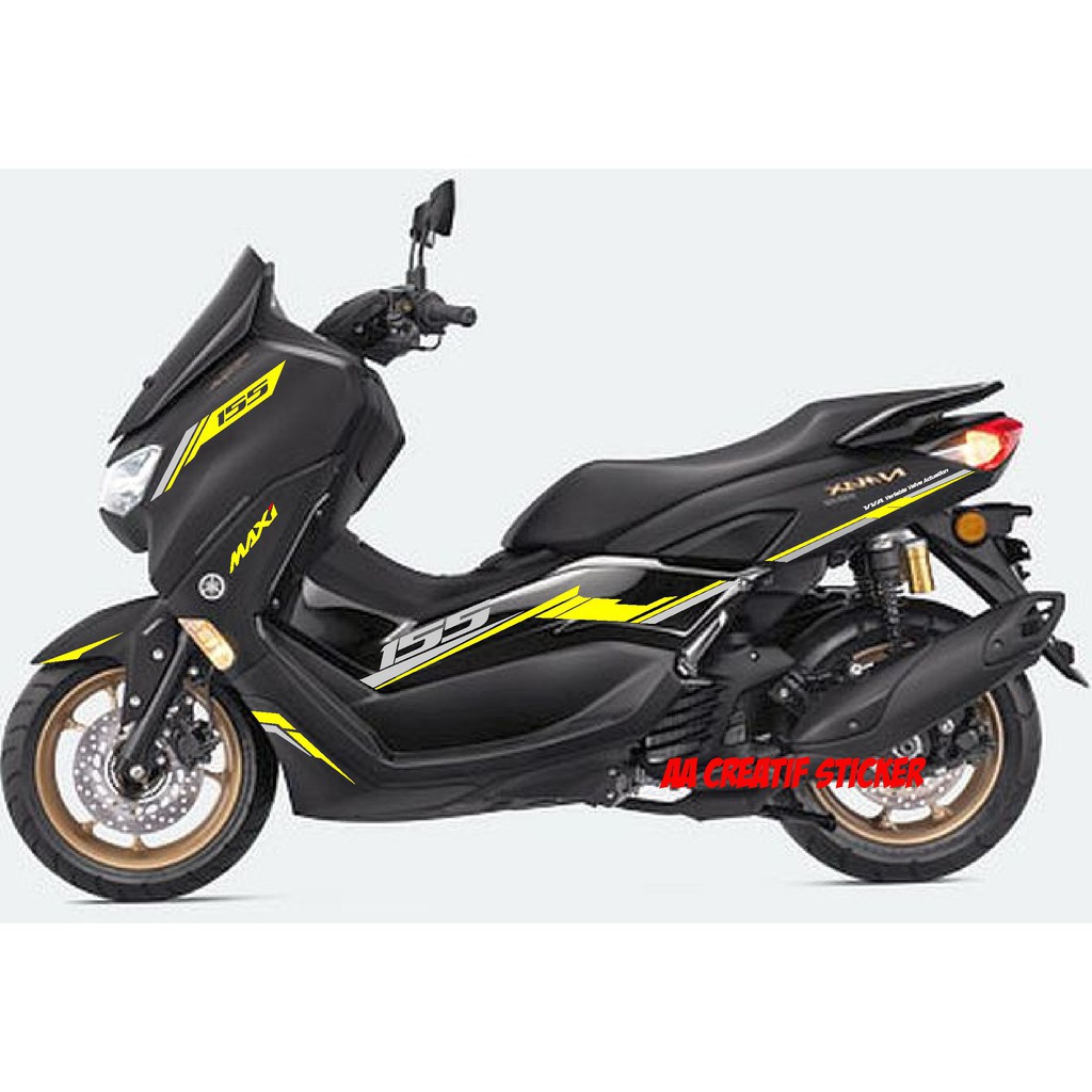 sticker cutting body motor nmax new 2020 setiker polet yamaha nmax 155 new 2020. code 03