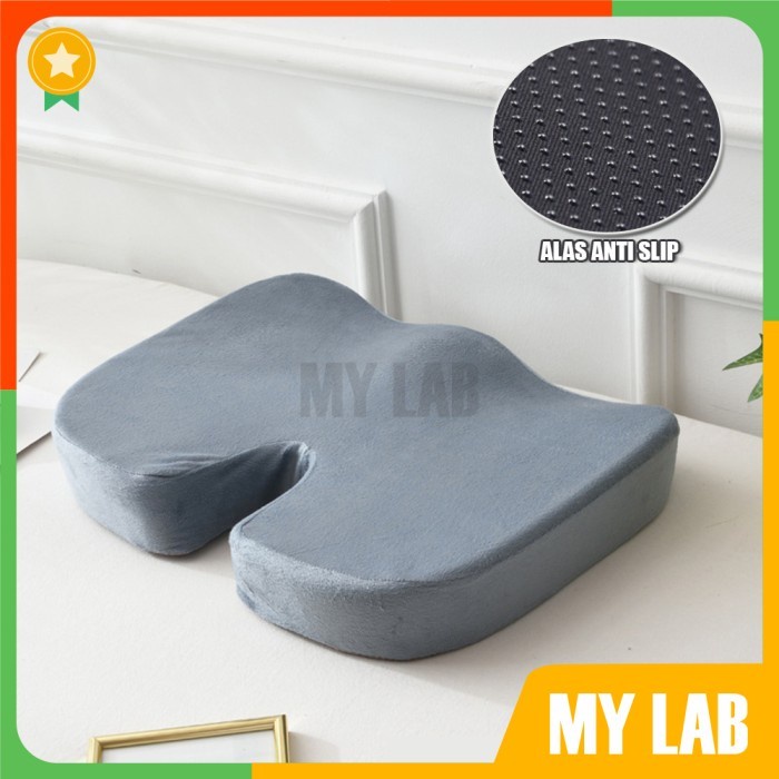 terbaru bantal alas duduk tulang ekor memory foam kursi kantor gamming terapi