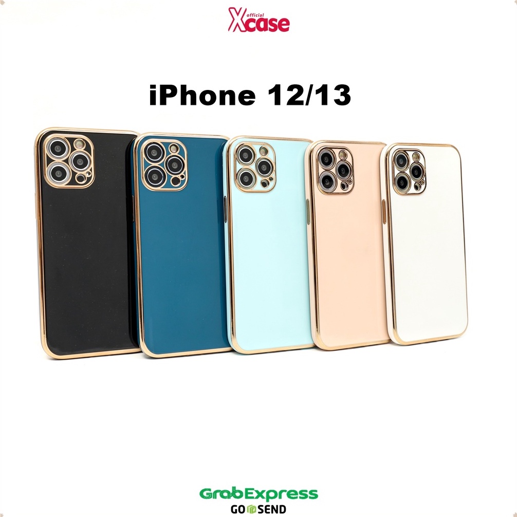 Soft Case iPhone 6 7 8 SE 7+ 8+ X XR XS 11 12 MINI PRO MAX - 6D Plating List Full Lens Cover (2)