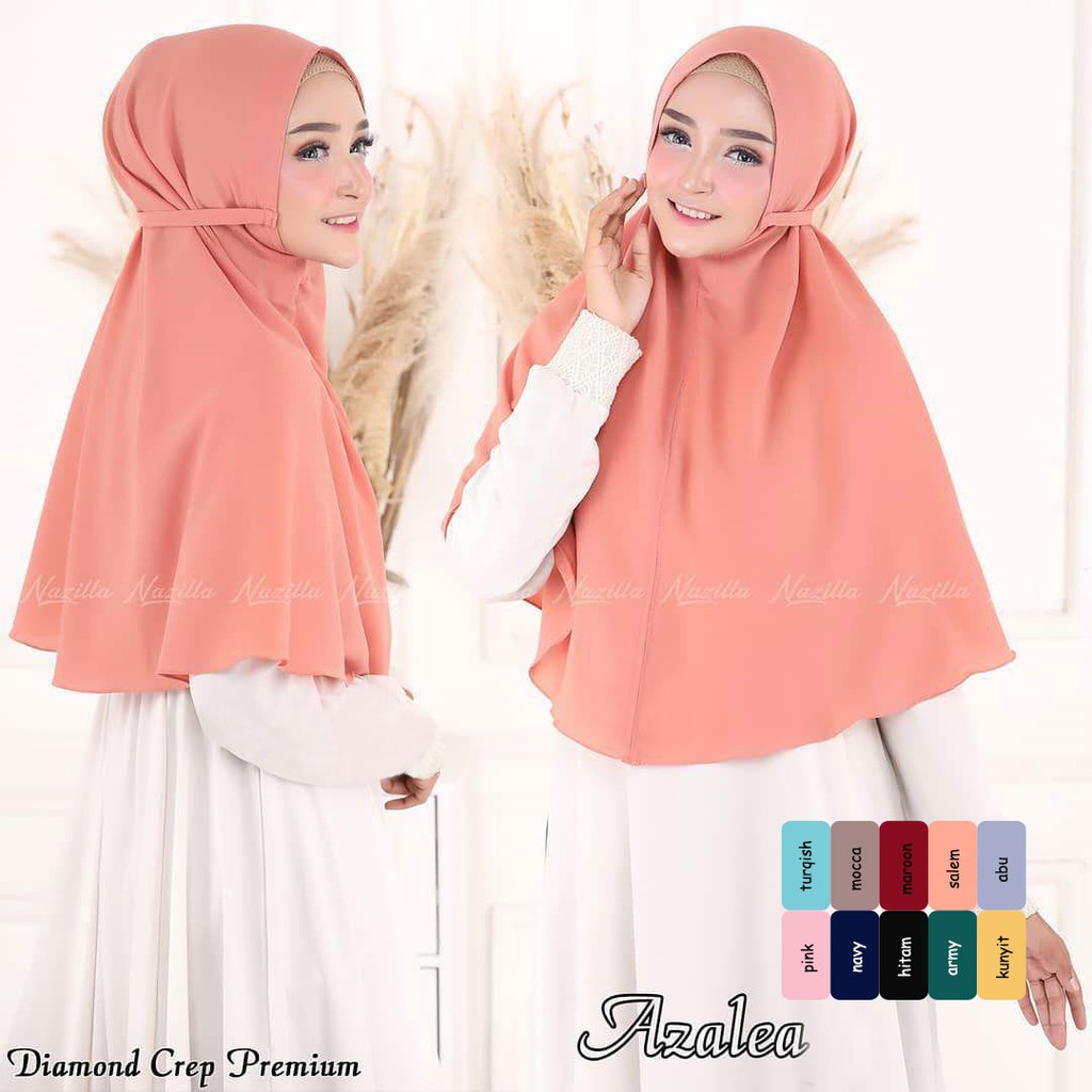 Hijab Instan Amirah hijab instan murah / khimar syari murah / kerudung motif / khimar syari