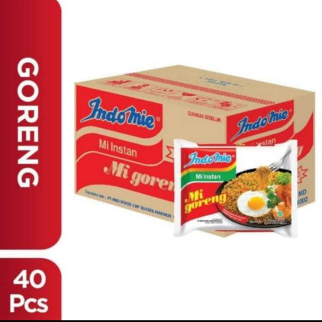 Indomie Goreng 1 Dus Isi 40 Pcs