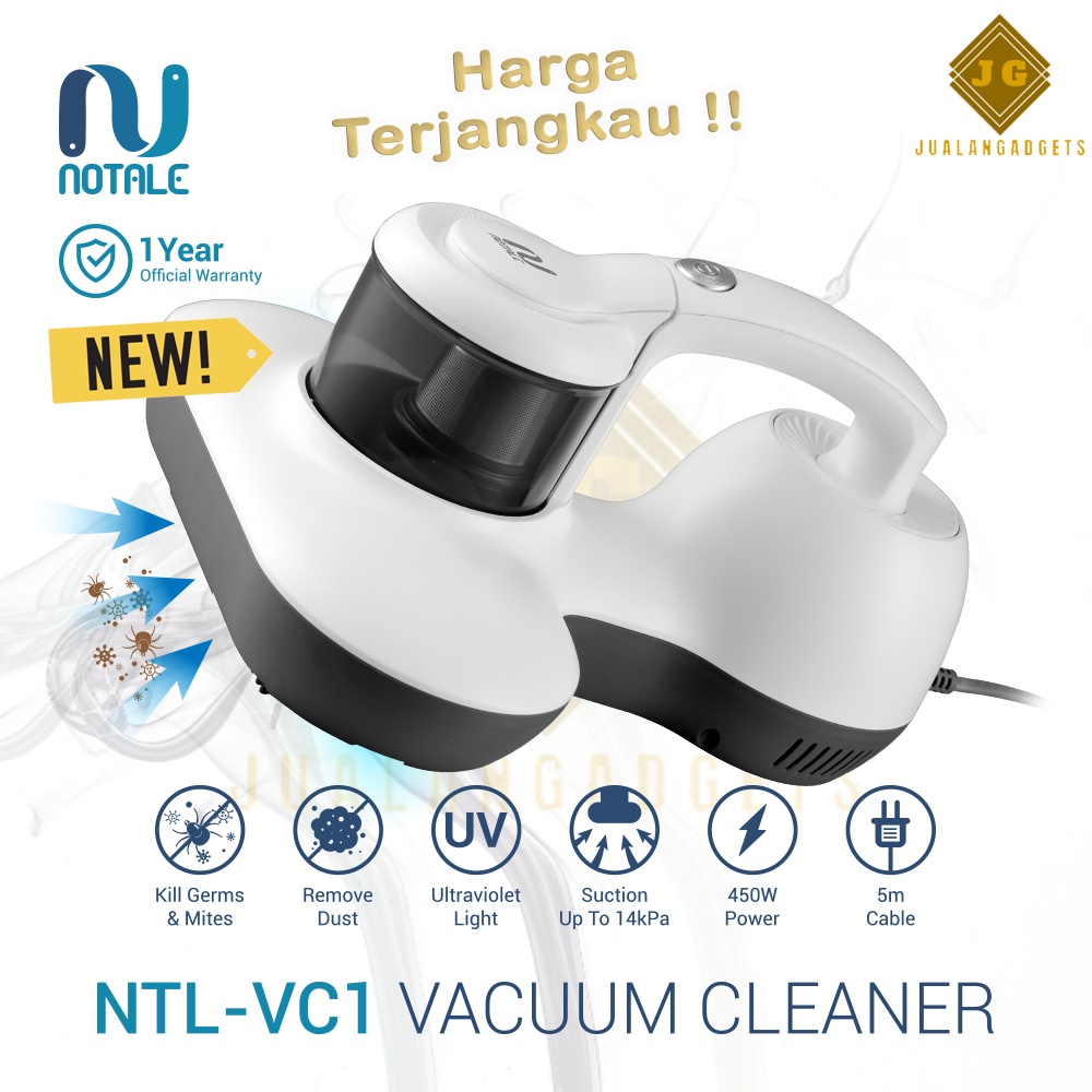 Notale Vacuum Cleaner Tungau UVC Anti Dust Mite - Garansi Resmi