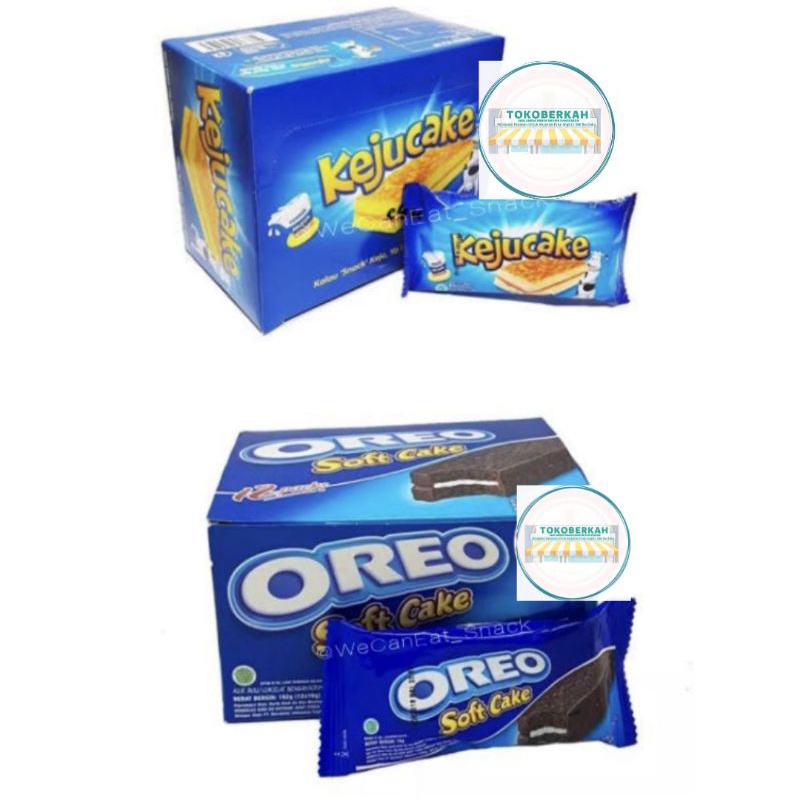 

Oreo Keju Cake & Soft Cake Box Isi 12pcs x 16gr