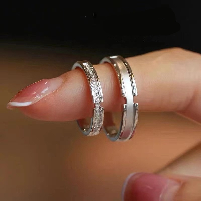 Cincin Berlian 925 silver Untuk Pria Dan Wanita