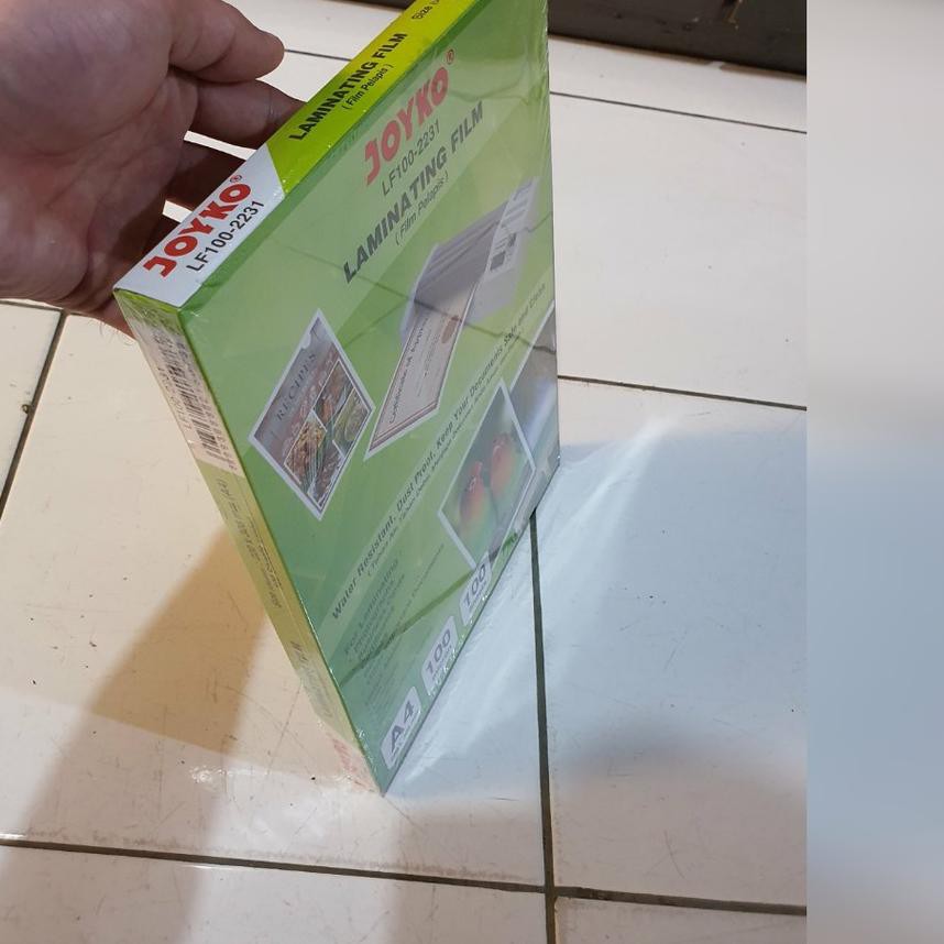 

➢ plastik laminating A4 joyko laminasi panas hot 100 micron ✭