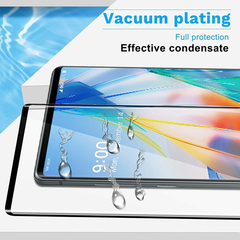 Pelindung Layar Tempered Glass 9H 3d Curved Anti Gores Untuk LG Wing 5G