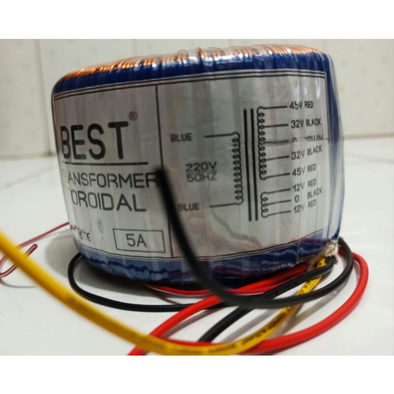 Travo donat toroid Best 5Ampere 32volt 45volt