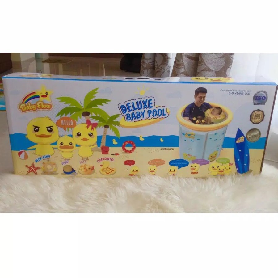 Baby Flow Deluxe Baby Pool / Kolam Spa Mandi Bayi Anak