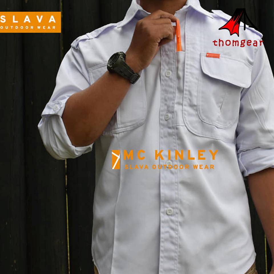 Thomgear Slava Mc Kinley Pdl Bahan American Drill Kemeja Tactical Pakaian Dinas Lapangan Thomgear