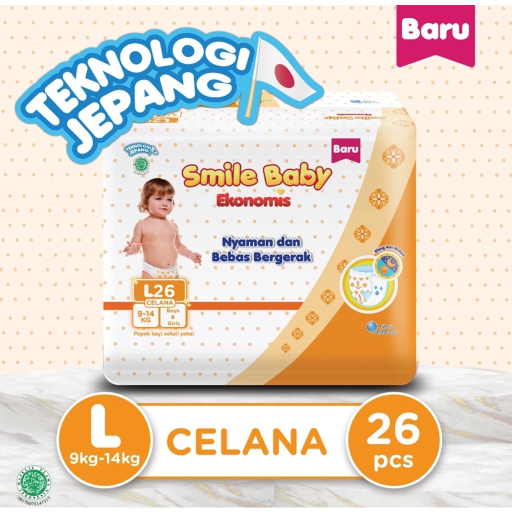 GOON Smile Baby Popok Pants Ekonomis L-26