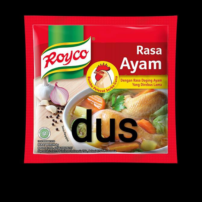 

Royco Sachet per dus (48gantung/lusin) Gojek/GRab only