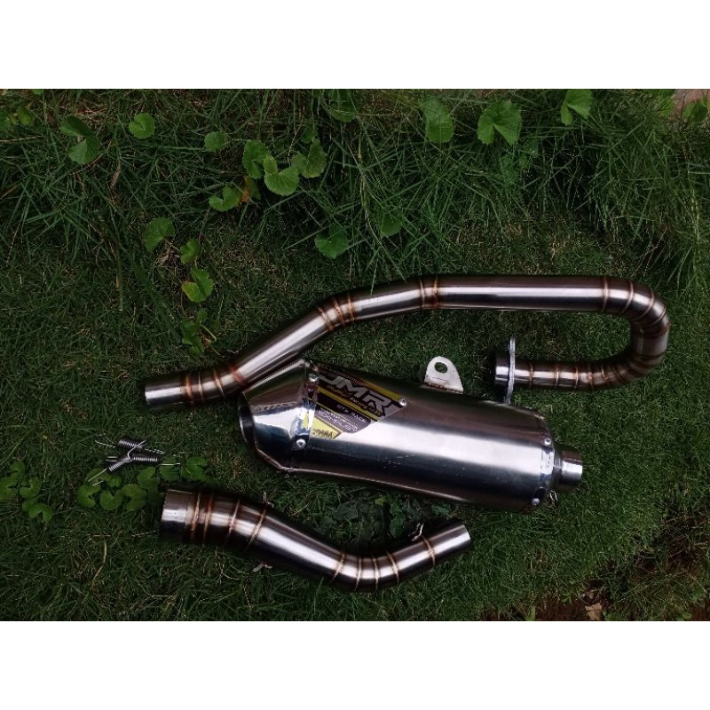 KNALPOT SCORPIO TRAIL OUT 38 IN 50 JMR RACING 4135 TYPE OV H20