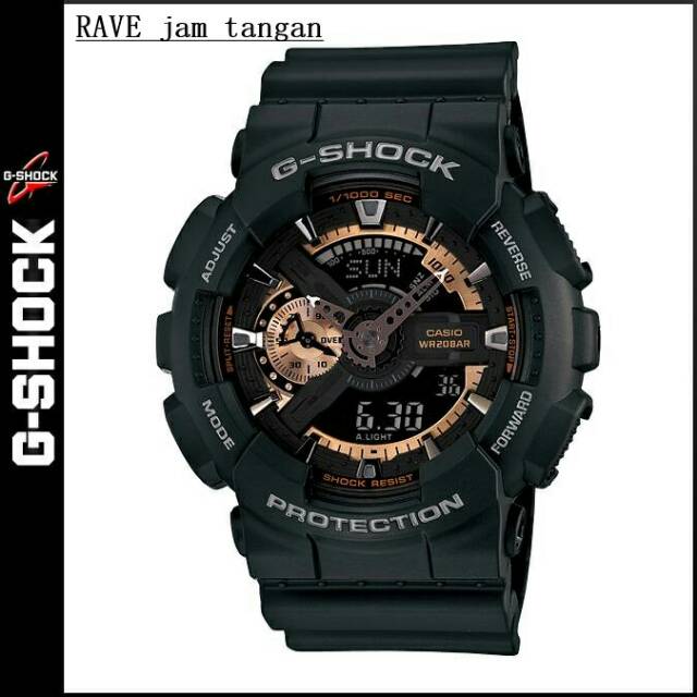Jam tangan pria merk casio GSHOCK G-SHOCK type GA110 GA-110 BATERAI