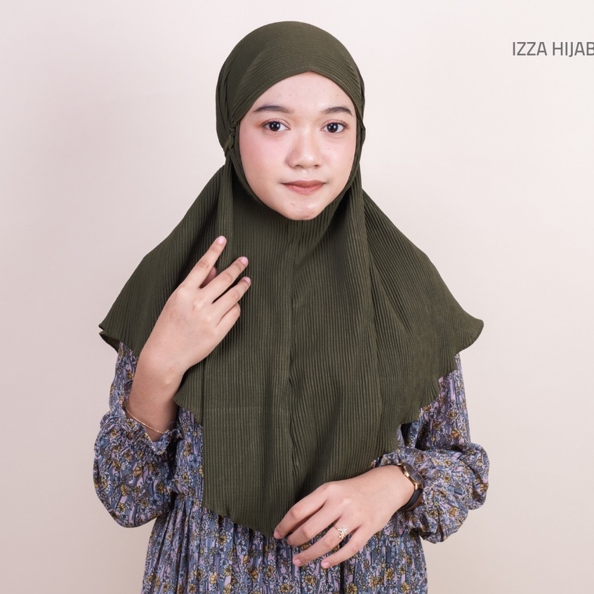 HIJAB INSTAN BERGO MARYAM TALI FULL PLISKET/BERGO PLISKET FULL / BERGO MARYAM TALI PLISKET