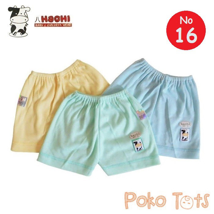 Hachi Celana Pendek No. 16 Celana Bayi dan Anak Segi Polos Warna