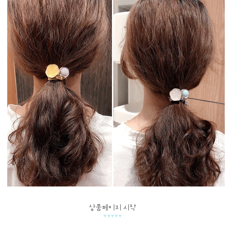 Ikat Rambut Aksen Bola Jelly Transparan Gaya Korea Untuk Aksesoris