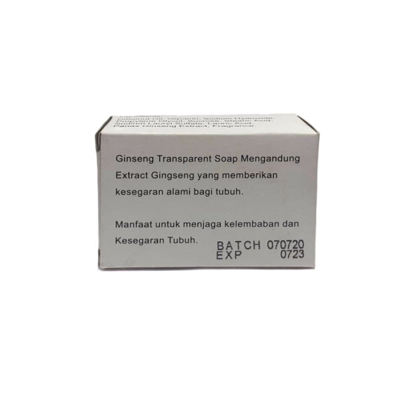 SABUN SJA GINSENG TRANSPARENT