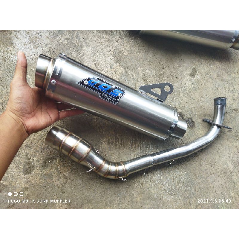 Knalpot DOS FFA Aerox Nmax inlet 50
